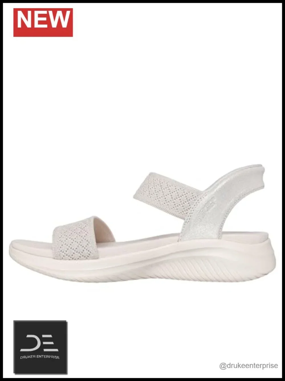 Skechers Women's Ultra Flex 3.0 Slide Sandals Yoga Foam Comfort Wedge